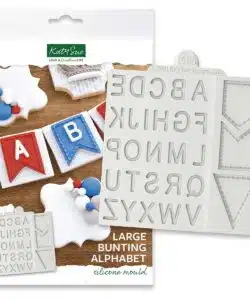 Katy Sue Mould Large Bunting Alphabet