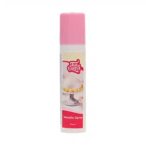 Funcakes metallic spray pearl