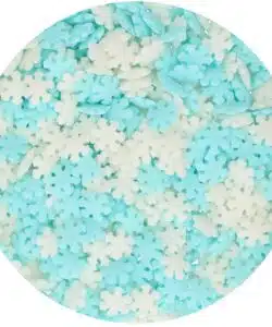 Alternative view of FunCakes Sneeuwvlokken Wit/Blauw 50 g