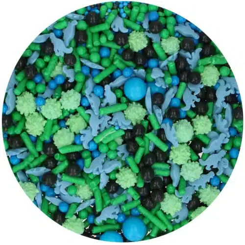 Funcakes sprinkle medley dino 65 g - afbeelding 2