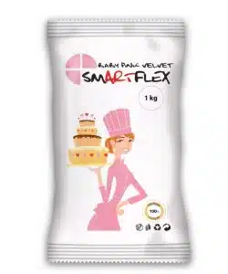 Smartflex Fondant Baby Roze Velvet 1 KILO