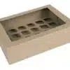 House of marie mini cupcake doos 24 cupcakes kraft met venster bij cake, bake & love 1