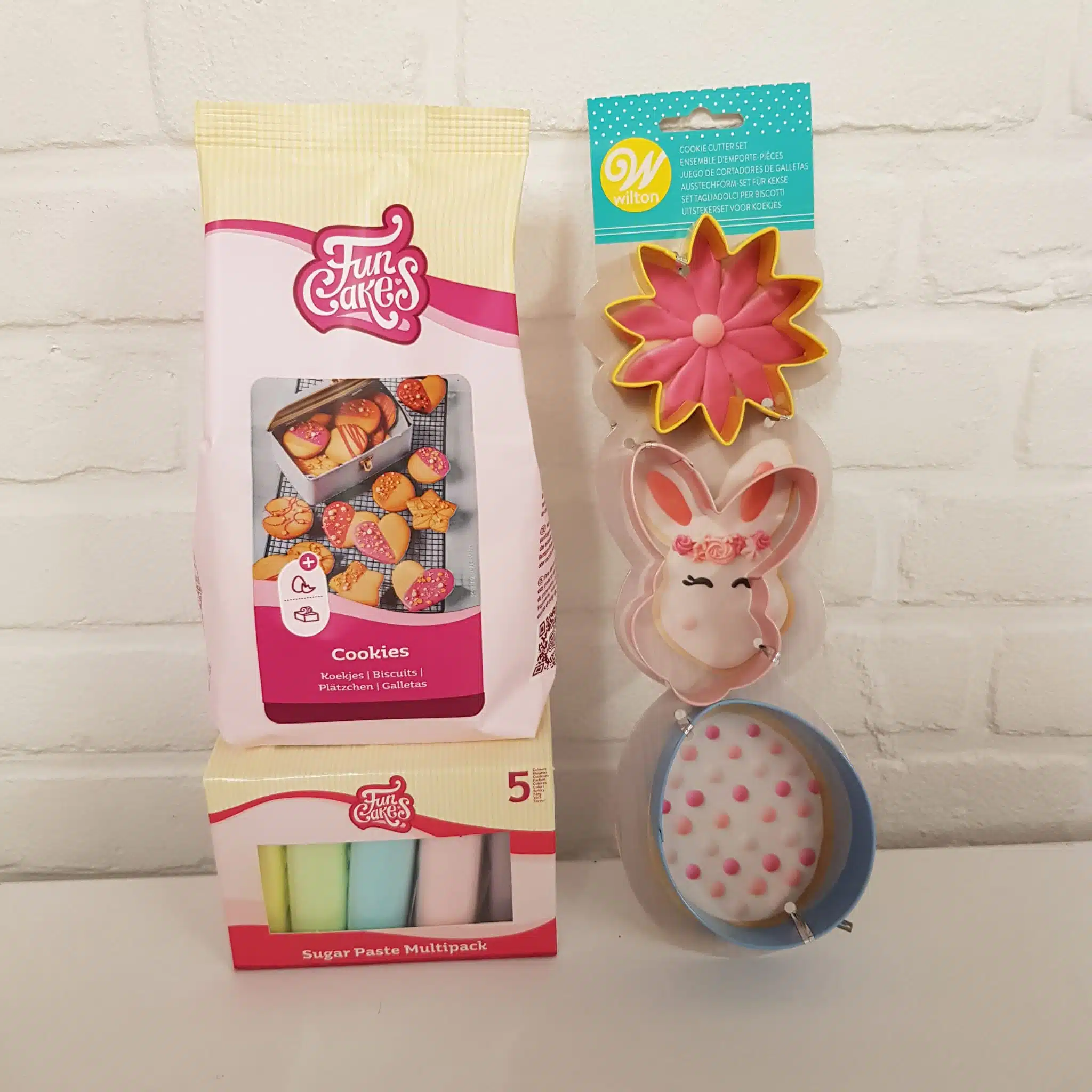 Paas koekjes met fondant pakket bij cake, bake & love 5 Paas koekjes met fondant pakket