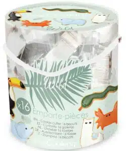 Scrapcooking Cookie Cutters Wild Animals set 16