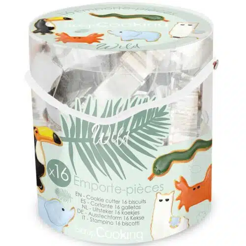 Scrapcooking cookie cutters wild animals set 16