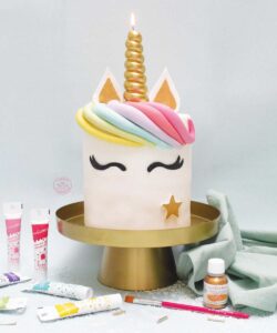 Scrapcooking candle unicorn horn xxl bij cake, bake & love 13