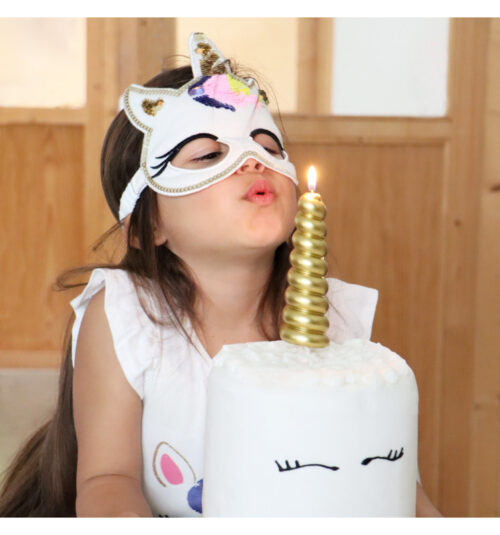 Scrapcooking candle unicorn horn xxl bij cake, bake & love 9
