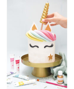 Scrapcooking candle unicorn horn xxl bij cake, bake & love 17