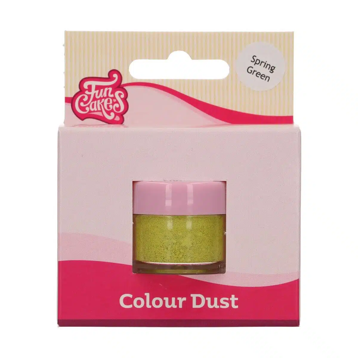 Funcakes colour dust spring green bij cake, bake & love 5 Funcakes colour dust spring green