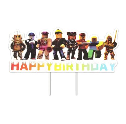 Happy birthday roblox taarttopper bij cake, bake & love 5