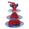 Spiderman cupcake standaard bij cake, bake & love 1