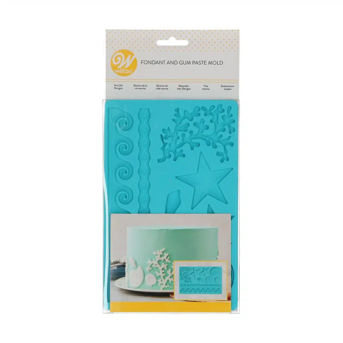 Wilton fondant & gum paste mould sea life bij cake, bake & love 5 Wilton fondant & gum paste mould sea life