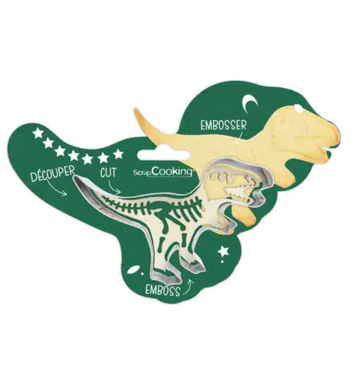 Scrapcooking dino uitsteker + stempel