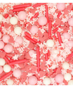 Scrapcooking sprinkles mix pink 70 gram bij cake, bake & love 11
