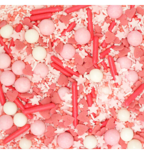 Scrapcooking sprinkles mix pink 70 gram bij cake, bake & love 7