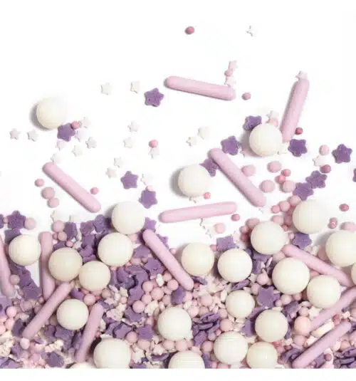 Scrapcooking sprinkles mix lilac 70 gram - afbeelding 2