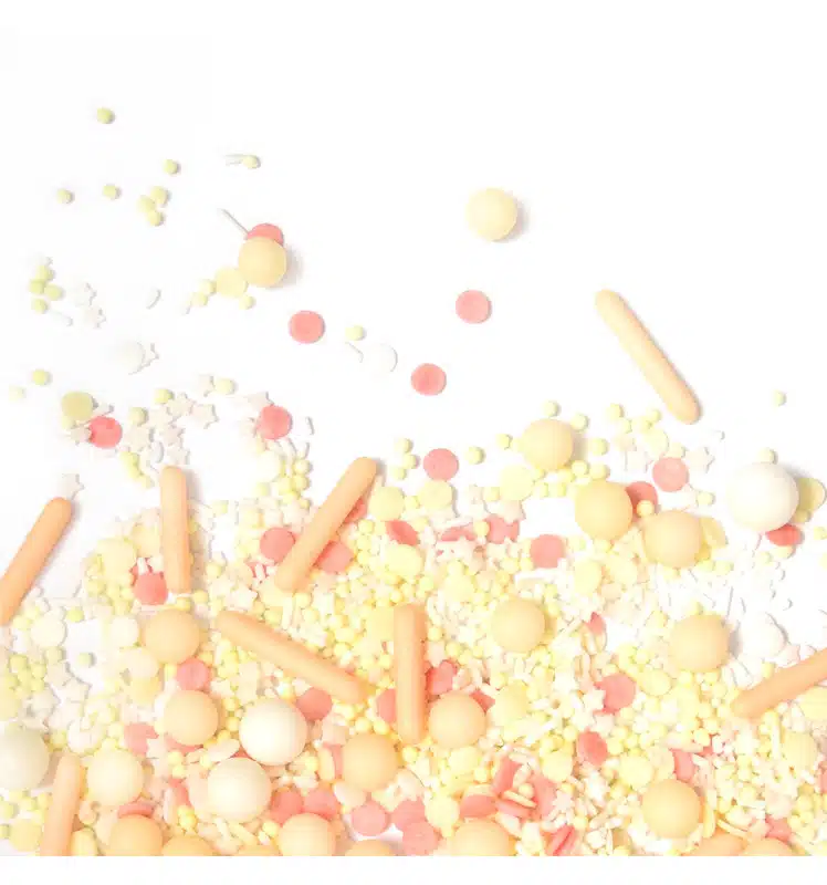 Scrapcooking sprinkles mix peach 70 gram bij cake, bake & love 6 Scrapcooking sprinkles mix peach 70 gram - afbeelding 2