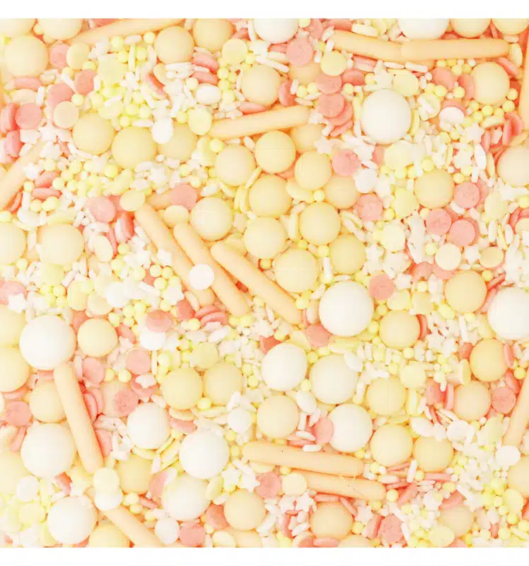 Scrapcooking sprinkles mix peach 70 gram bij cake, bake & love 5 Scrapcooking sprinkles mix peach 70 gram