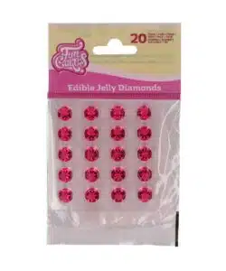 FunCakes Eetbare Jelly Diamonds Pink pk/20