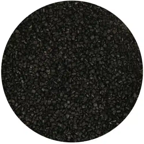 Funcakes suikerkristallen zwart 80 g - afbeelding 2