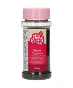 FunCakes Suikerkristallen Zwart 80 g