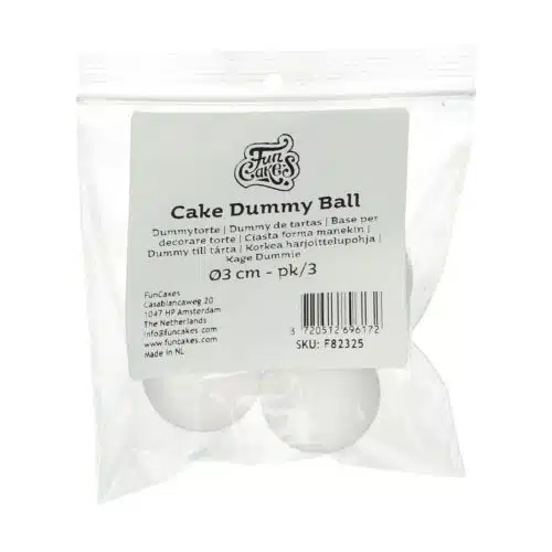 Funcakes dummy bol ø3 pk/3 - afbeelding 2