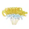 One gold/blue cupcake prikkers 6 stuks bij cake, bake & love 4 One gold/blue cupcake prikkers 6 stuks bij cake, bake & love 3