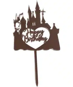 Caketopper Disney Castle Happy Birthday