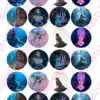 Eetbare cupcakeprint the little mermaid movie - 24 cupcake rondjes bij cake, bake & love 2 Eetbare cupcakeprint the little mermaid movie - 24 cupcake rondjes bij cake, bake & love 1