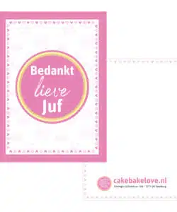 Juf of Meester Cadeautje - Zelf samenstellen voor de Juf!