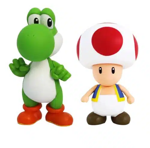 Yoshi en toad poppetje
