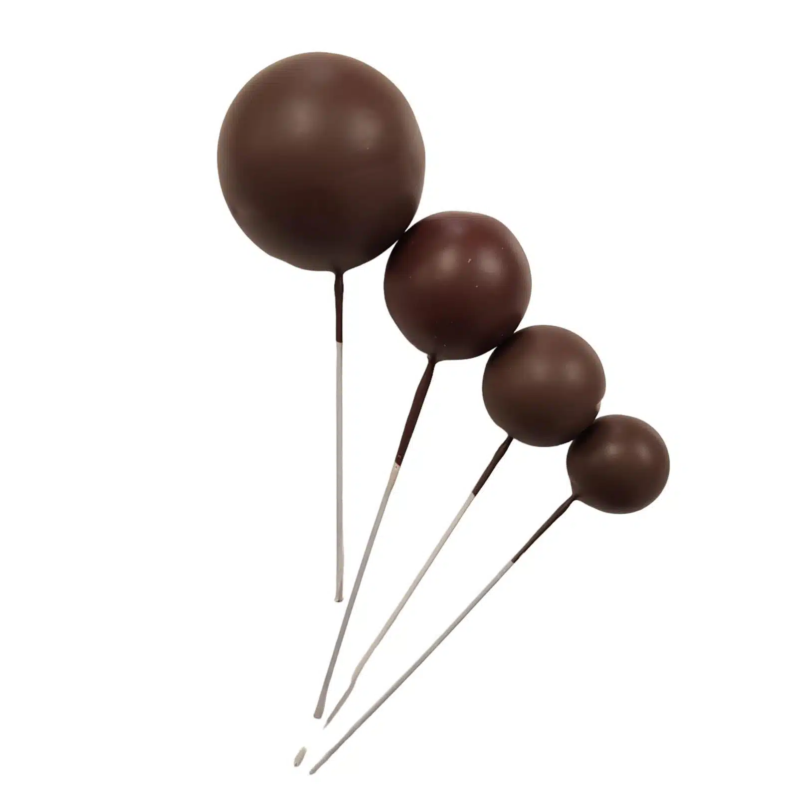 Cake bubbles brown set 4 bij cake, bake & love 5 Cake bubbles brown set 4