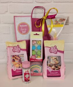Juf of Meester Cadeautje - Flower Cupcakes Pakket