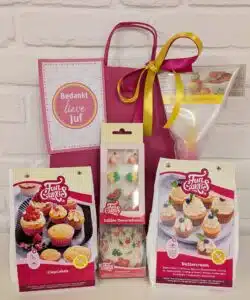 Juf of Meester Cadeautje - Glutenvrij Tropical Cupcakes Pakket