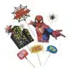 Spiderman taarttopper set 7 bij cake, bake & love 4 Spiderman taarttopper set 7 bij cake, bake & love 3