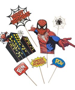 Spiderman Taarttopper set 7