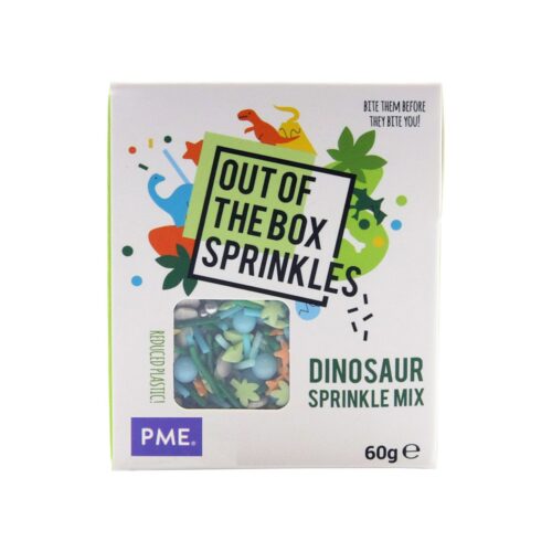 Pme out of the box sprinkles - dinosaur bij cake, bake & love 6