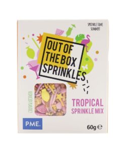 Pme out of the box sprinkles - tropical bij cake, bake & love 11