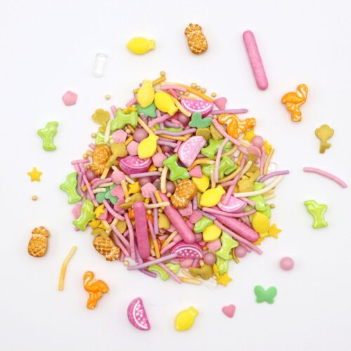 Pme out of the box sprinkles - tropical bij cake, bake & love 5