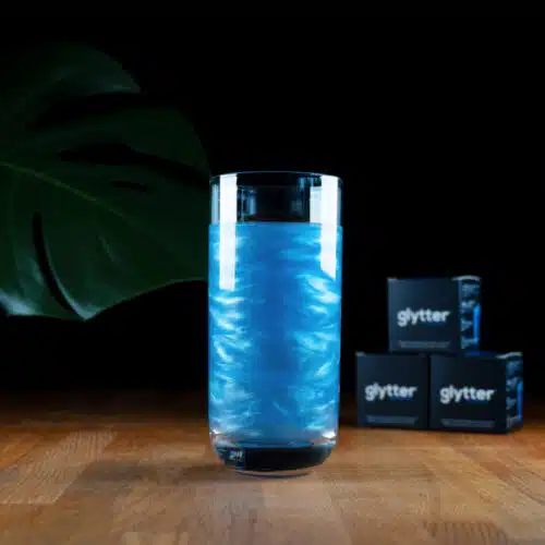 Glytter - glitter voor drankjes - bohemian blue - afbeelding 2