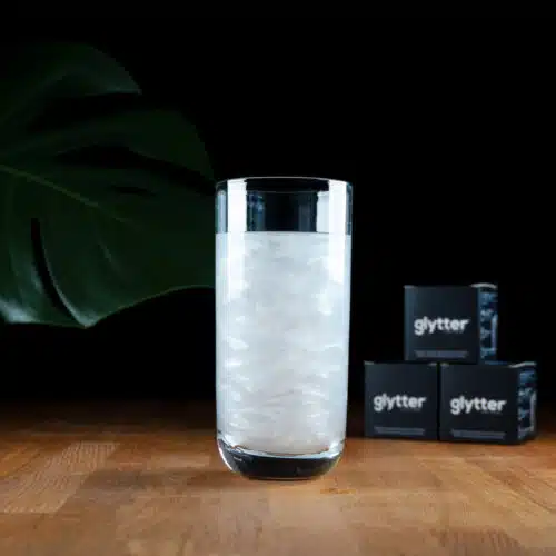 Glytter - glitter voor drankjes - sassy silver - afbeelding 2