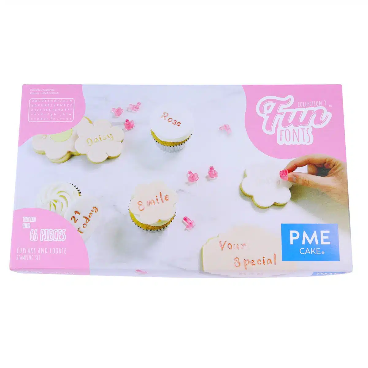 Pme fun fonts - koekjes & cupcakes - collectie 3 bij cake, bake & love 5 Pme fun fonts - koekjes & cupcakes - collectie 3