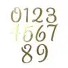 Caketopper cijfers goud set 10 versie 1 bij cake, bake & love 1