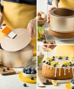 Decora gold line non-stick chiffon cake pan 20,5 x 10 cm bij cake, bake & love 10