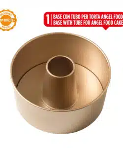 Decora gold line non-stick chiffon cake pan 20,5 x 10 cm bij cake, bake & love 14