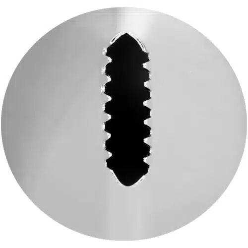 Wilton decorating tip #048 basketweave carded - afbeelding 3