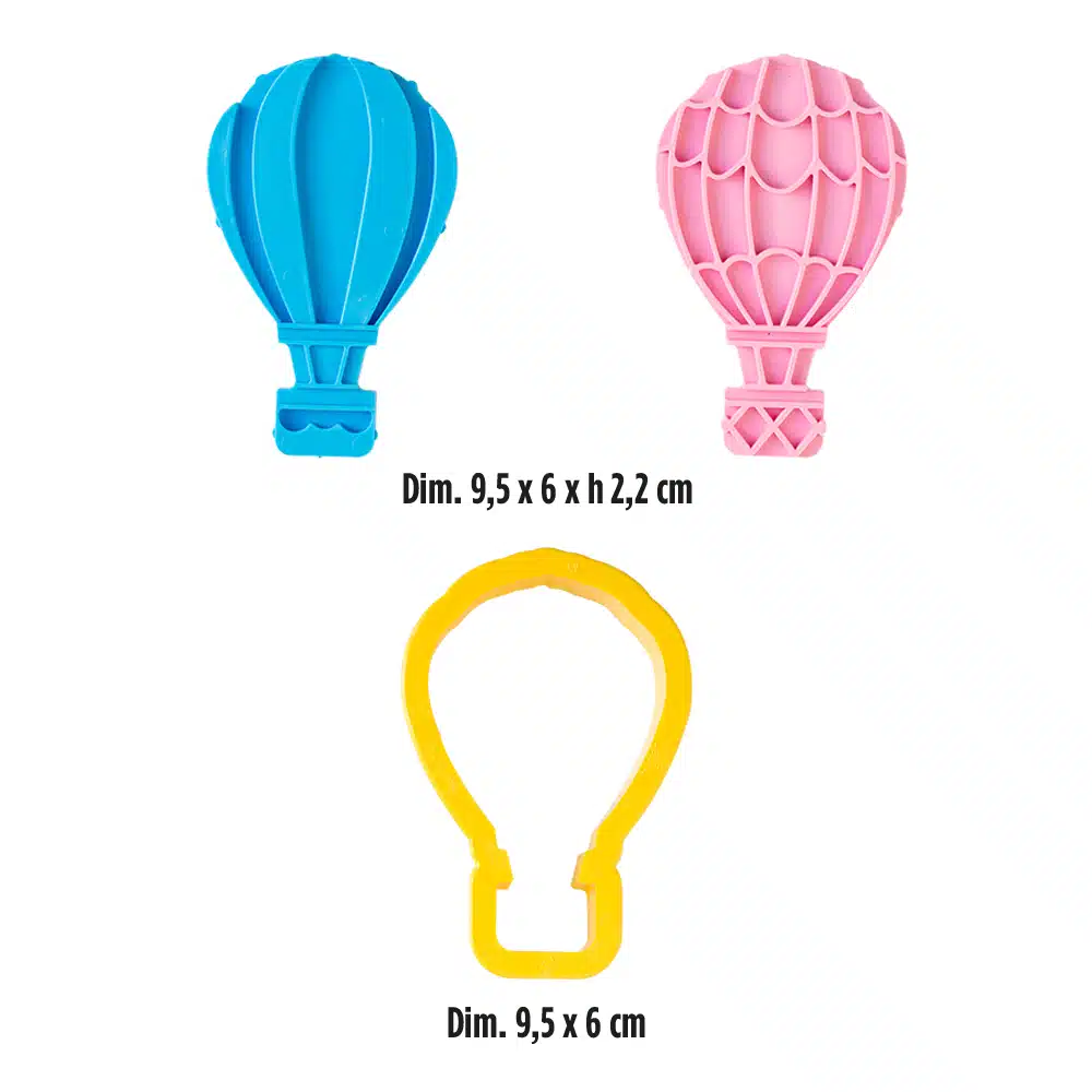 Koekjesuitsteker set luchtballon met twee soorten impressie bij cake, bake & love 7 Koekjesuitsteker set luchtballon met twee soorten impressie - afbeelding 3