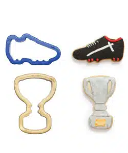 Alternative view of Koekjesuitsteker set Voetbalschoen en Trophy