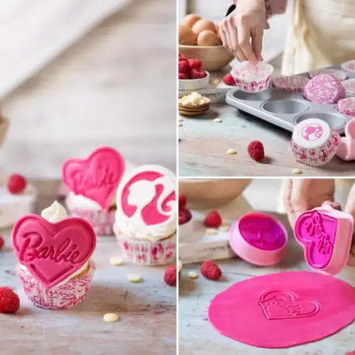 Koekjesuitsteker set barbie met impressie - afbeelding 2
