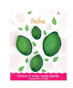 Koekjesuitsteker set Rose Leaves